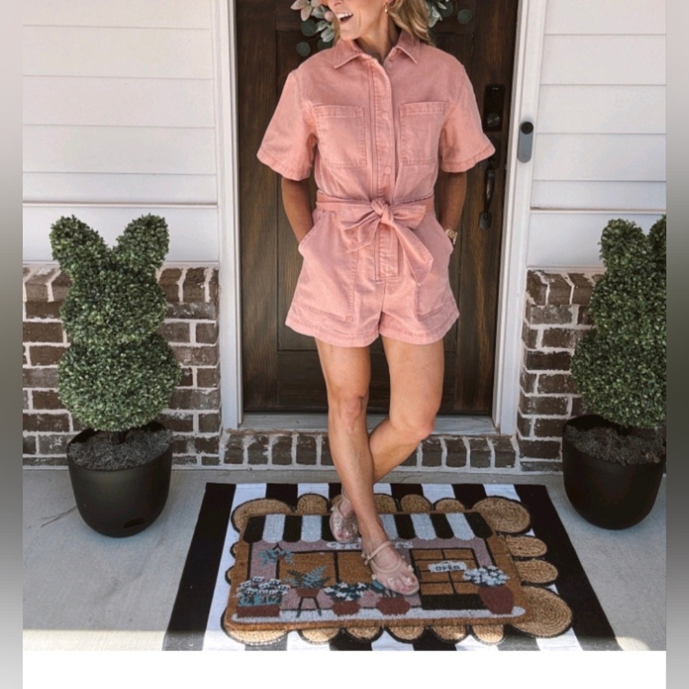 Denim Romper - Picture 5 of 7